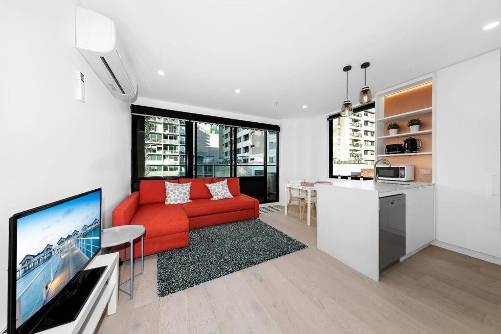 Cozy One Bed Apt In The Heart Of Cbd Apartamento Melbourne Exterior foto